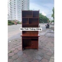 Bàn học liền giá sách dài 80cm gỗ công nghiệp