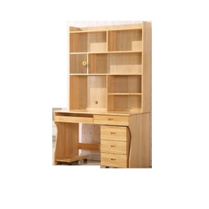 Bàn học liền giá sách gỗ cao su BGK17