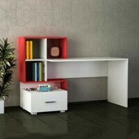 Bàn Học Liền Giá Sách Gỗ Công Nghiệp Diablo