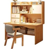 Bàn Học Liền Giá Sách Gỗ MDF Cao Cấp GH-72007