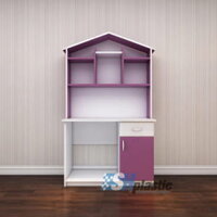Bàn học nhựa đơn Trẻ Em kết hợp Giá sách, Tủ, Kệ / SHplastic BH07