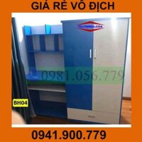 Bàn học nhựa kết hợp tủ quần áo cho bé trai BH04