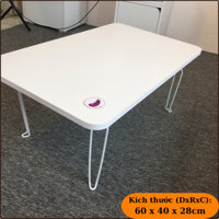 Bàn học sinh chân sắt gấp gọn thương hiệu Cà Tím, chân sắt phun sơn tĩnh điện chống gỉ
