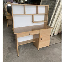 Bàn học sinh cho bé cấp 1 giá rẻ liền kệ sách tphcm- bàn học sinh đủ màu sắc tphcm