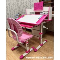 BÀN HỌC SINH CHỐNG GÙ CHỐNG CẬN ĐIỀU CHỈNH ĐỘ CAO BẰNG TAY QUAY