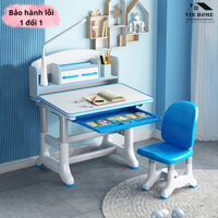 Bàn Học Sinh Đa Năng, Bàn Học Cho Bé Thiết Kế Thông Minh Kèm Kệ Sách Chống Gù Hàng Nhập Khẩu - Nội Thất Vin Home