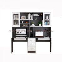 Bàn học sinh đôi có giá sách bằng gỗ công nghiệp BGS40