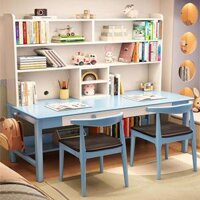 Bàn học sinh đôi có giá sách GHS-41871