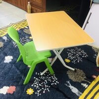Bàn học sinh gấp gọn 50x70 - 40x80 chân cao 50cm sơn tĩnh điện chắc chắn XẢ KHO