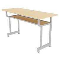 BÀN HỌC SINH GIÁ RẺ HÀ NỘI - BÀN HỌC ĐÔI CHO 2 BÉ ĐẸP BHS-19-06A