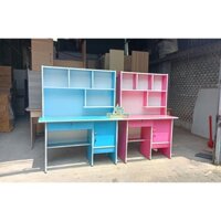 Bàn học sinh gỗ ép giá tại xưởng cho bé, nhiều màu sắc bé tha hồ lựa chọn xanh, hồng , kem