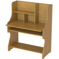 Bàn học sinh gỗ liền giá sách BHS302