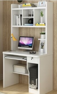 Bàn học sinh gỗ  liền giá sách BGKS19