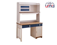 Bàn Học Sinh Gỗ Liền Giá Sách Cao Cấp BHS047