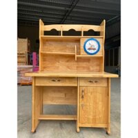 BÀN HỌC SINH GỖ THÔNG LIỀN KỆ GIÁ RẺ TẠI XƯỞNG - BÀN CHO BÉ