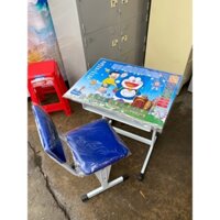 BÀN HỌC SINH LIỀN KỆ VÁN ÉP RỘNG 1M HỒNG MỚI