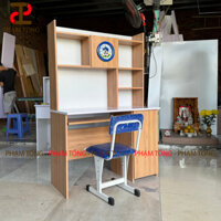Bàn học sinh nhựa - Bàn làm việc nhựa vân gỗ đẹp - Miễn phí giao hàng
