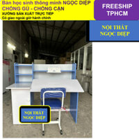 Bàn Học Sinh Thông Minh Chống Gù Chống Cận MRVHOME 1m2 - Chất liệu nhựa lõi đa lớp - Có giao hàng Sau Giờ HC