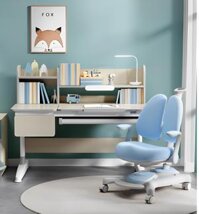 Bàn Học Thông Minh Chống Gù MAHBH4- điều chỉnh độ cao bằng điện, 1 bánh xe