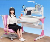 BÀN HỌC TRẮNG HÀN QUỐC - GHẾ TĂNG GIẢM CHIỀU CAO CHO BÉ HIỆN ĐẠI BH103