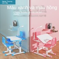 bàn học trẻ em ghế bàn học sinh Chống gù lưng phòng chống cận thị bàn học có thể điều chỉnh