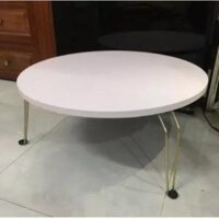 Bàn Học Tròn Gỗ MDF Ngồi Bệt, Trang Điểm Nhỏ Gọn Xinh Xắn – Shop nội thất