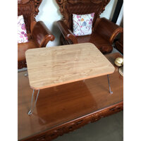 Bàn học xếp gấp gọn màu vân gỗ - 40 x 60 x 30cm