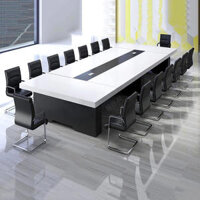 Bàn Họp Chân Gỗ Hiện Đại 4m2 BH64