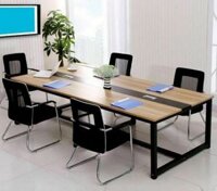 Bàn họp chân sắt 2,4m – C26