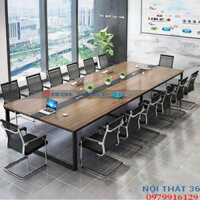 Bàn họp chân sắt 4m x 1.2m