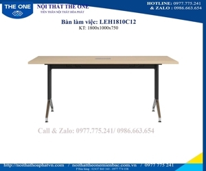 Bàn họp chân sắt LEH1810C12
