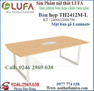 Bàn họp chân sắt TH2412M-L