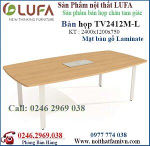Bàn họp chân sắt TV2412M-L