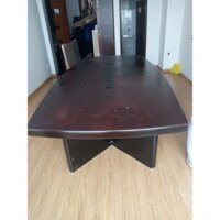 Bàn Họp Đen Gỗ Công Nghiệp Thanh Lý