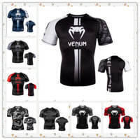 [Bán HOT] ♞,♘,♙Ufc Muay Thái Áo Thun Tay Ngắn Quyền Anh Chặt Nhanh Khô Top MMA Chiến Đấu Tập Thể Hình Thể Thao Top