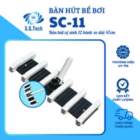 Bàn hút vệ sinh bể bơi 12 bánh xe, bàn hút đáy hồ bơi 12 bánh xe
