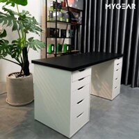 Bàn IKEA 2 Tủ Trắng