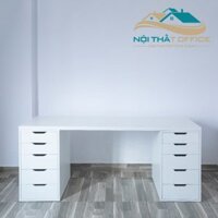 Bàn Ikea Full Trắng Gỗ MDF BLV-IK017