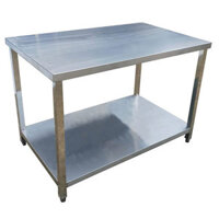Bàn inox 2 tầng