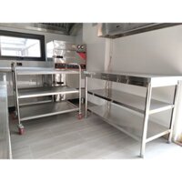 Bàn Inox, bàn bếp inox dài 90cm