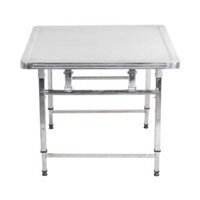 Bàn Inox Ceto chân xếp tăng đưa