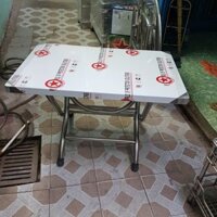 Bàn inox chữ nhật 50×80 hàng tốt