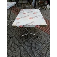 Bàn inox chữ nhật 70x120 chân thấp cao 55cm