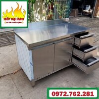 Bàn inox có ngăn kéo,Tủ inox có ngăn kéo