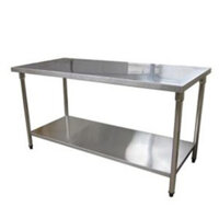 Bàn Inox Công Nghiệp Thực Phẩm 2 Tầng