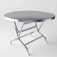 Bàn inox DELI 1m2 cạnh vuông Qui Phúc🌺