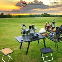 Bàn Inox Gấp Gọn, Bàn Dã Ngoại, Bàn Xếp, camping, cắm trại, du lịch tiện dụng - chính hãng TWOBROS