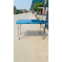 Bàn Inox gấp gọn,  Bàn inox chữ nhật loại tốt, bàn ăn inox gấp gọn, bảo hành 2 năm