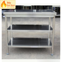 Bàn inox nhà bếp, bàn bếp inox sáng đẹp, chắc chắn