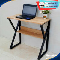 Bàn K80 có kệ sách , bàn chữ k nhỏ gọn , kích thước 40x80x75 có kệ để sách - Tổng kho sỉ nội thất